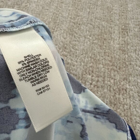 NWT Eliza J Blue and White Boho Summer Maxi Dress 6 - Picture 9 of 9